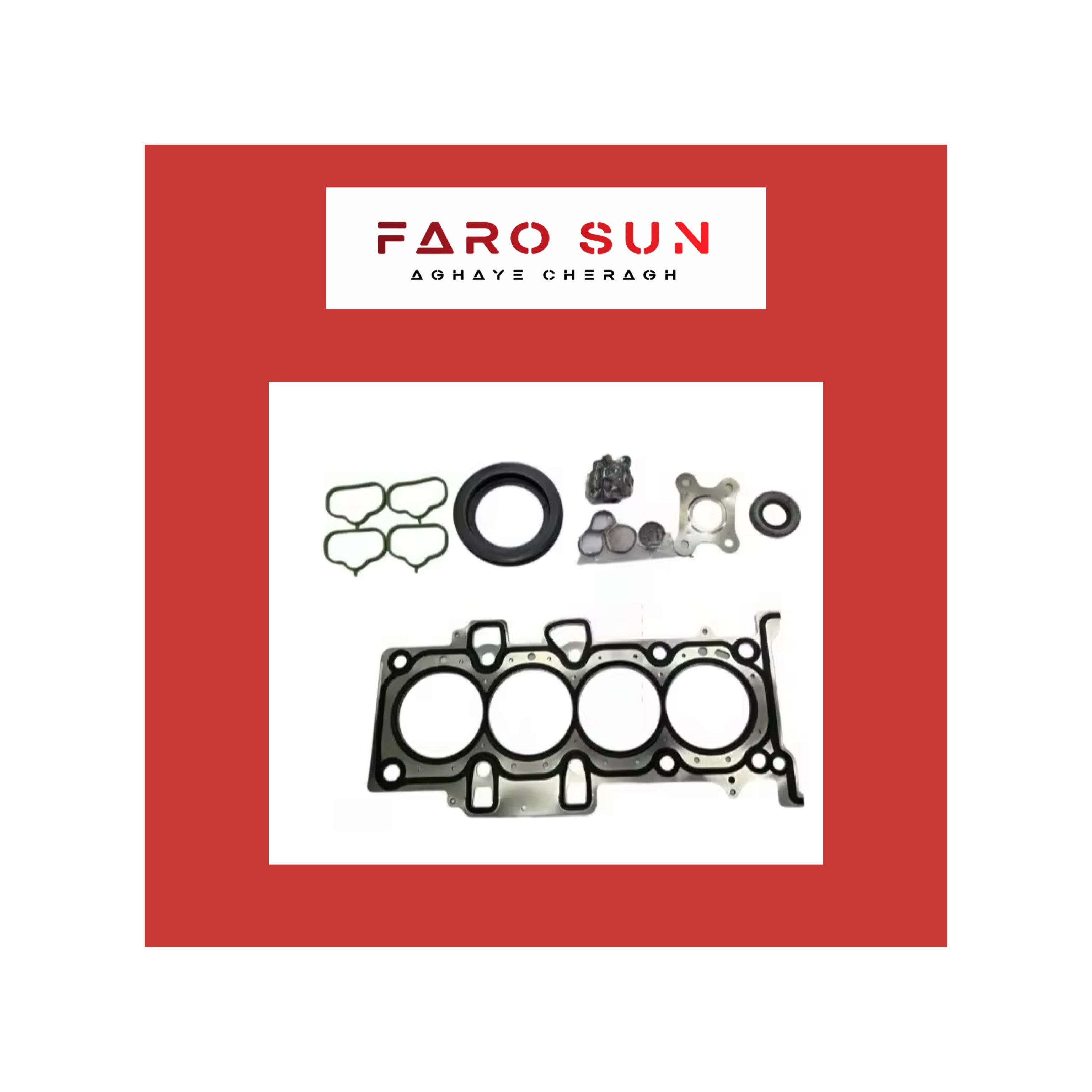 ست واشر کامل موتور با واشر سرسیلندر فلزی Arizzo 5/6 و Tiggo 7 و x55 اورجینال شرکتی Chery با کد فنی: E4T15B-DXB